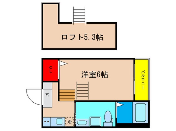 エスペランサ源兵衛町の物件間取画像